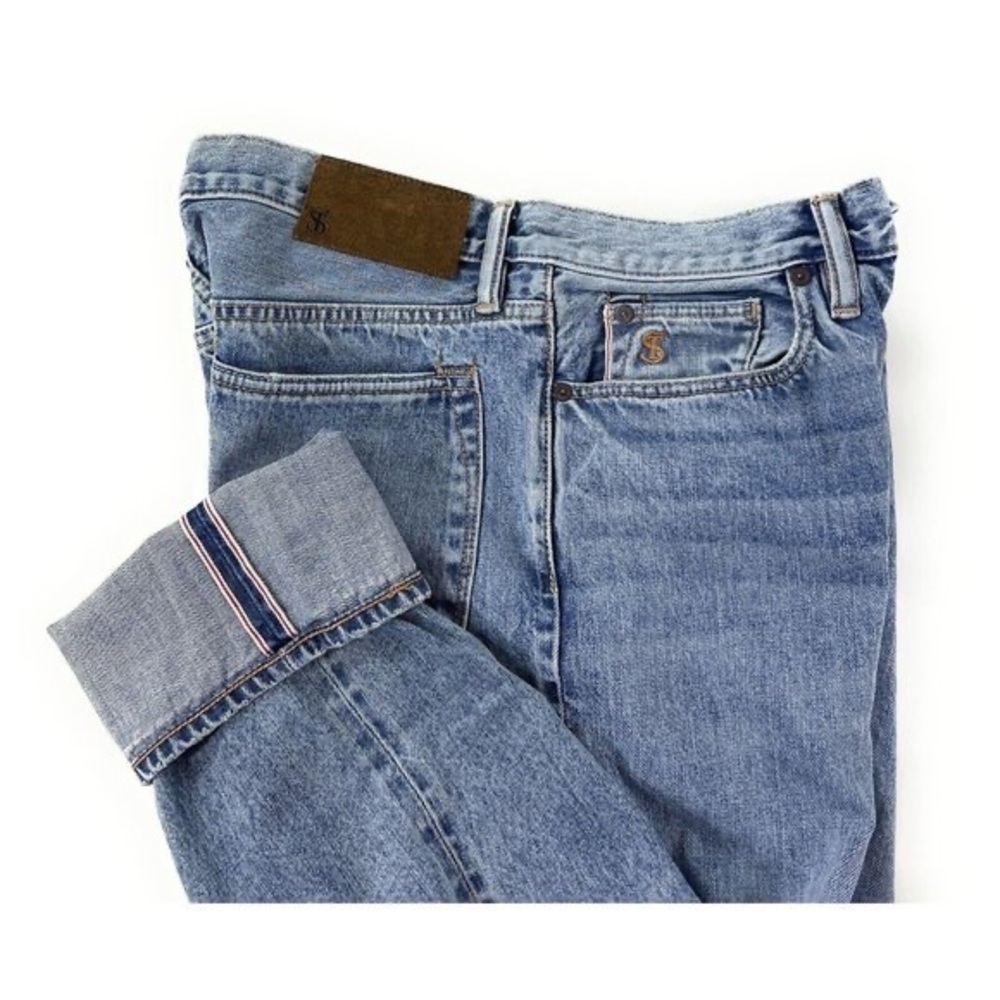 Todd Snyder Mens Size 32x30 Red Line Selvedge Slim Fit 5 Pocket Jeans